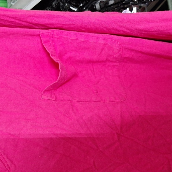 KINGSIZE SIZE 7 (7X) PINK V-NECK T-SHIRT - Picture 3 of 6